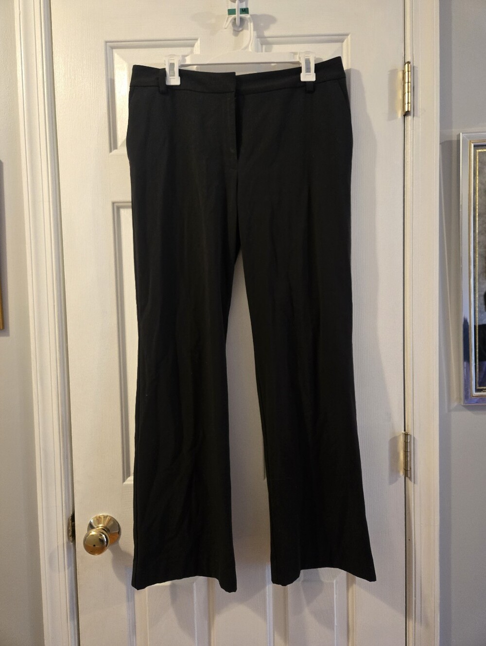 Liz Claiborne Size 10 Audra Black Boot Cut Dress Pants